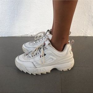 White Fila sneakers  - moving away make an offer